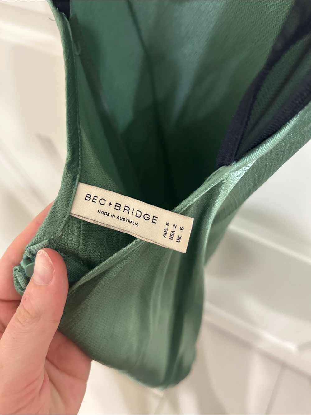 bec + bridge Sage Green Malyka Maxi Dress - Picture 5 of 6